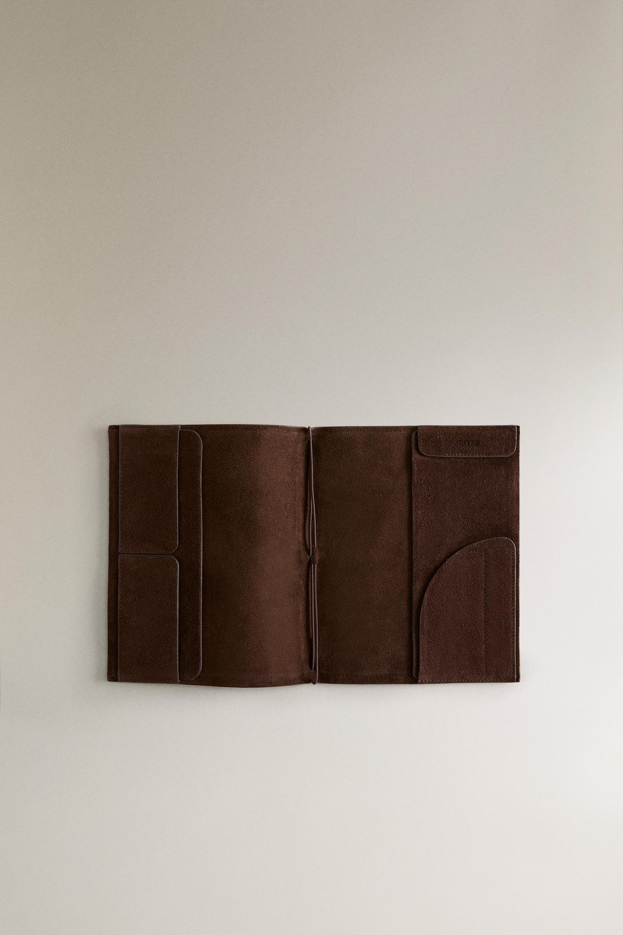 HOUSSE DE LIVRE CUIR CROÛTE DE CUIR